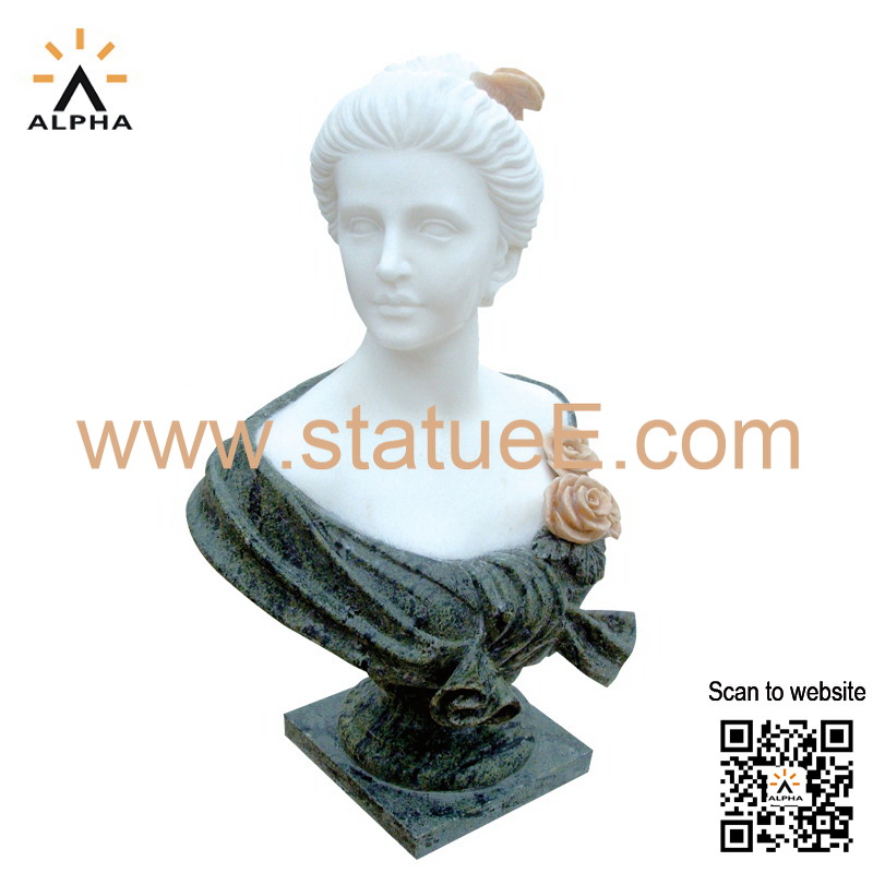 Roman bust statue